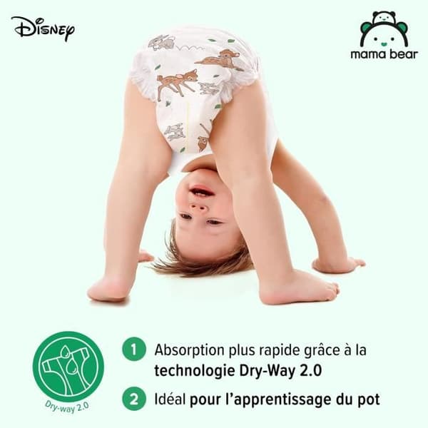 Mama Bear - Disney Bäddbyxor Storlek 4 9-15 kg 160 bilar 2 paket x 80