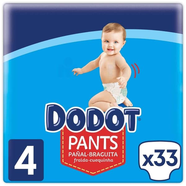 Blöjor Storlek 4 (9-15kg) x 33 enheter - DODOT
