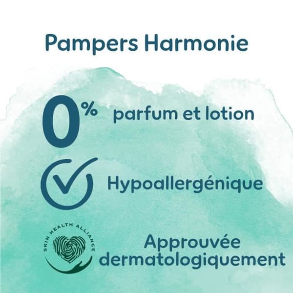 186 Couches Harmonie Storlek 3 (6kg - 10kg) - Pampers