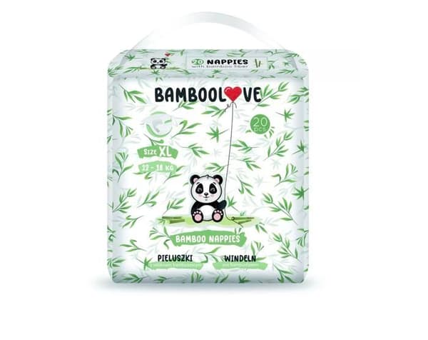 Couche Bamboolove storlek L (9-14Kg) 21 blöjor