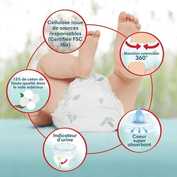 Pampers Harmonie Byxor, Storlek 4, 168 Blöjor