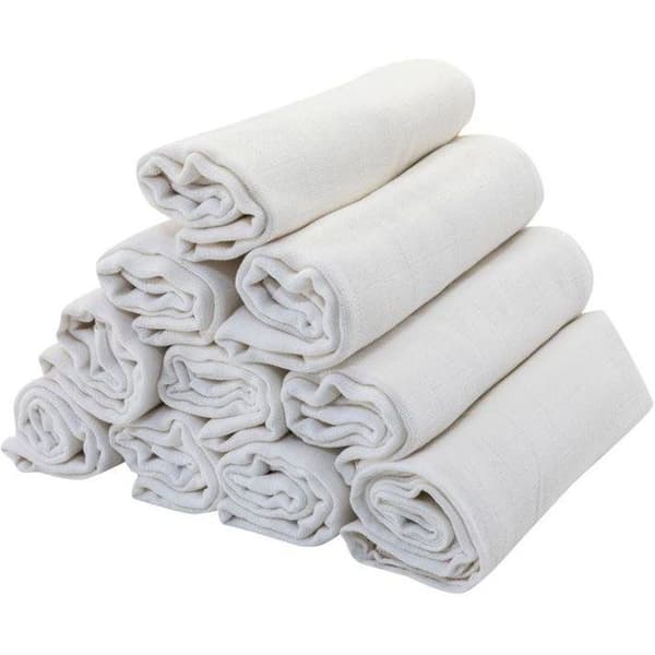 Bomimi soffor i bomull Standard 80×70 vit 10 st