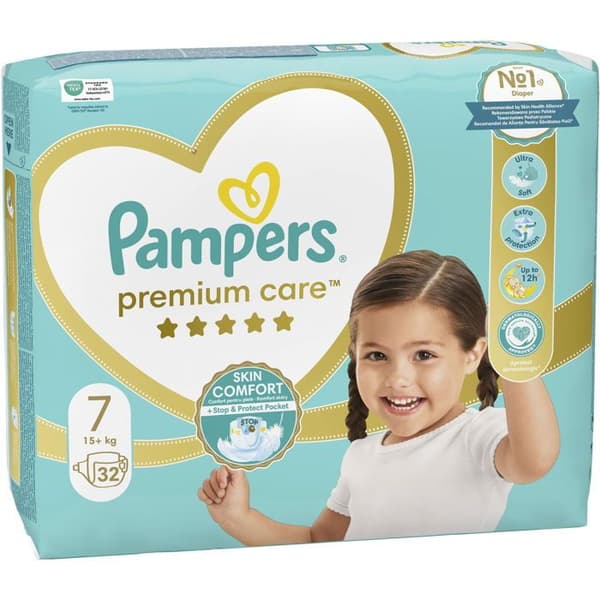 PAMPERS Premium Care Stl. 7 (32 ks)