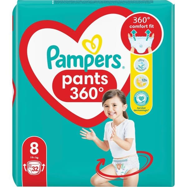 PAMPERS Active Baby Pants storlek 8 (32 st)