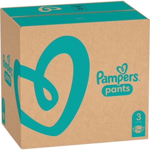 PAMPERS Byxor Vel. 3 (204 st)