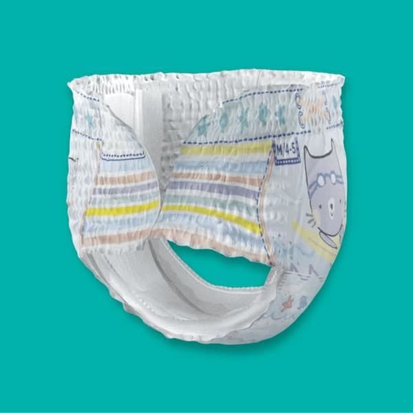 Pampers engångsbadblöjor stänker storlek 4-5 (9-15 kg) för optimalt skydd i vatten, 11 blöjor