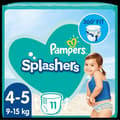 Miniatyrbild 1 av 5: Pampers engångsbadblöjor stänker storlek 4-5 (9-15 kg) för optimalt skydd i vatten, 11 blöjor