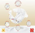 Miniatyrbild 2 av 4: Huggies - 2567021 - Extra Care Baby storlek 2 (3-6 kg), 4 förpackningar med 40 blöjor, färglös, storlek 2