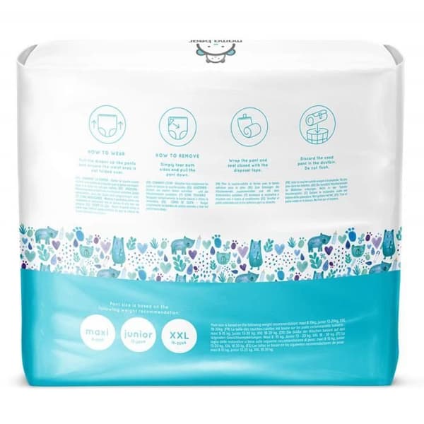Mama Bear Brand - XXL-blöjor - Storlek 6 (18-30 kg), 2-pack (2x36) - 5400606007680