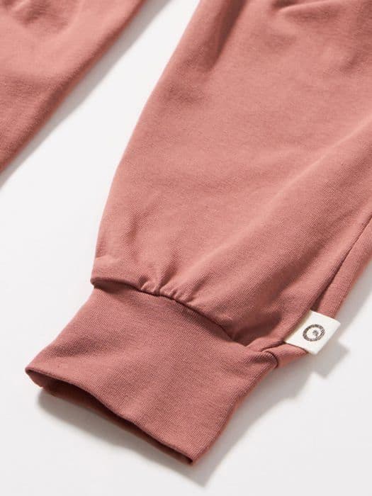 Müsli av green cotton - 1535109100 - Cozy me Bow Pants Baby 2-Pack, Kort Petites Filles, Daydream/Cabernet