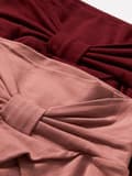 Miniatyrbild 2 av 4: Müsli av green cotton - 1535109100 - Cozy me Bow Pants Baby 2-Pack, Kort Petites Filles, Daydream/Cabernet