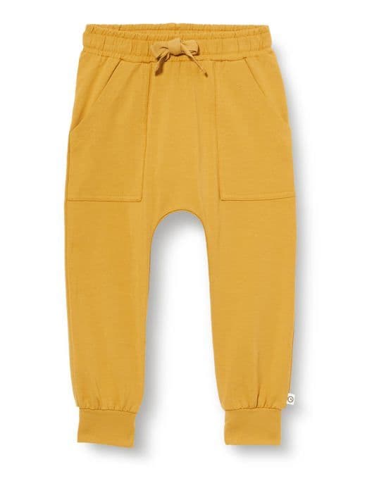 Müsli av green cotton - 1535091900 - Cozy me stora fickbyxor baby, korta, Gula.