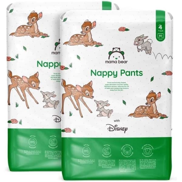 Mama Bear - Disney Bäddbyxor Storlek 4 9-15 kg 160 bilar 2 paket x 80