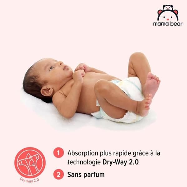 Mama Bear Disney Soffor Bebis Ultra Absorbent - Storlek 2 - 168 Bitar