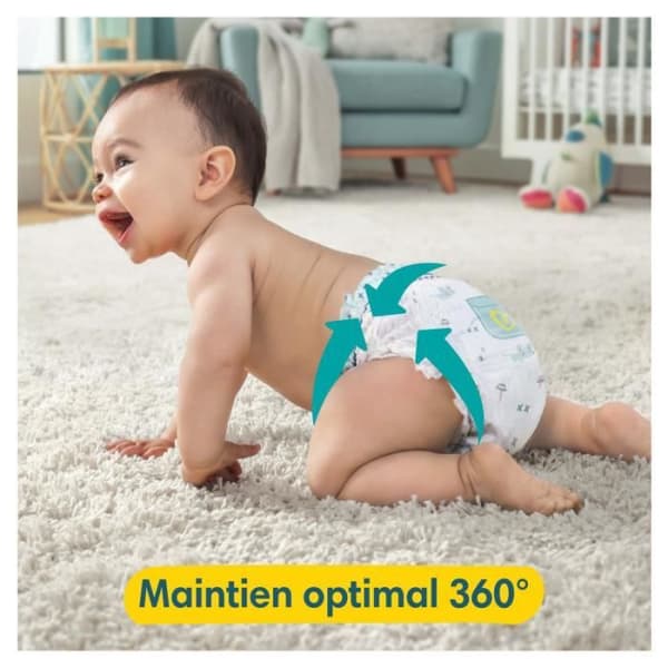 Pampers Premium Protection Blöjor Storlek 4 - 168 enheter - 1 Månad Förp