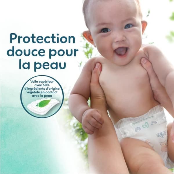 186 Couches Harmonie Storlek 3 (6kg - 10kg) - Pampers