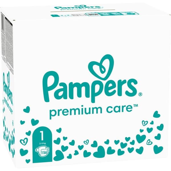 PAMPERS Premium Care storlek 1 (156 st)