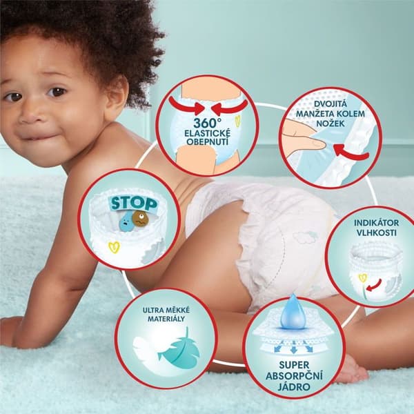 Pantalon PAMPERS Premium Care stl. 7 (80 st)