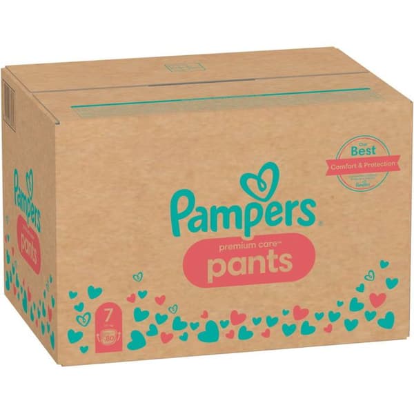 Pantalon PAMPERS Premium Care stl. 7 (80 st)