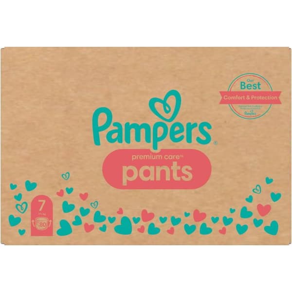 Pantalon PAMPERS Premium Care stl. 7 (80 st)