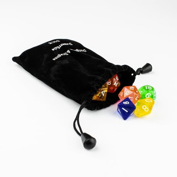 16-pakning med terninger til Dungeons and Dragons
