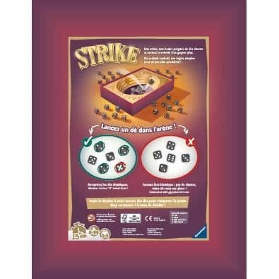 RAVENSBURGER Strike Brädspel (Resestorlek)