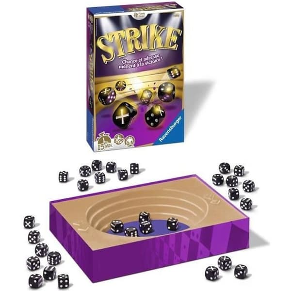 RAVENSBURGER Strike Brädspel (Resestorlek)