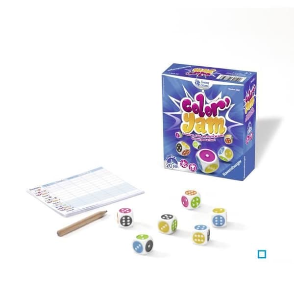 Tärningsspel - RAVENSBURGER - Color'Yam - Blandat - Från 8 år - Blå - 20 min