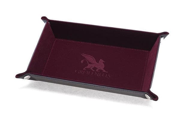 Greifenfels: Dice Tray - Rectangle Series: Burgundy