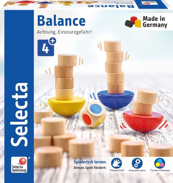 Brädspel - SELECTA - Balans - Balans och koordination - Från 4 år - Blandat