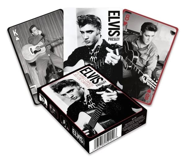 Kortlek - Elvis Presley Playing Cards Black & White