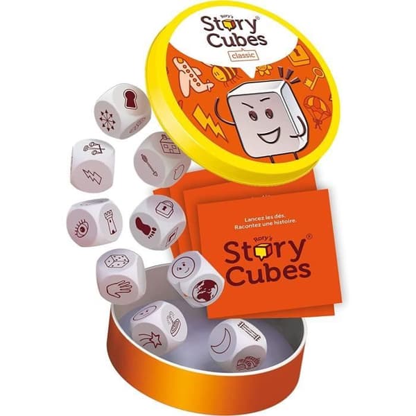 Rory's Story Cubes Klassiskt brädspel - 2021 års upplaga från märket ASMODEE för barn från 6 år och uppåt