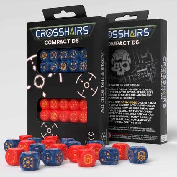 CROSSHAIRS COMPACT D6 PACK KOBALTETRED 20 Q WORKSHOP QWOSTCA1