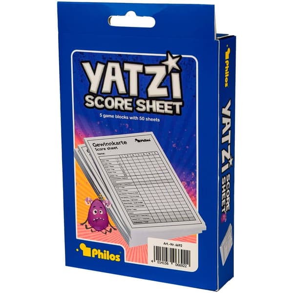 Philos Yatzi scoreblok