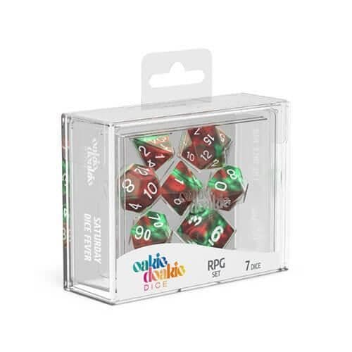 Oakie Doakie RPG Set GemiDice 7st - Bloody Jungle