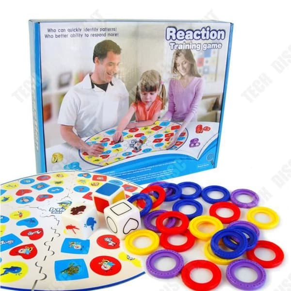 TD® Reaktionsträningsspel Brain Power Combat Brädspel för barn Pedagogiska leksaker Interaktiva förälder-barn-spel