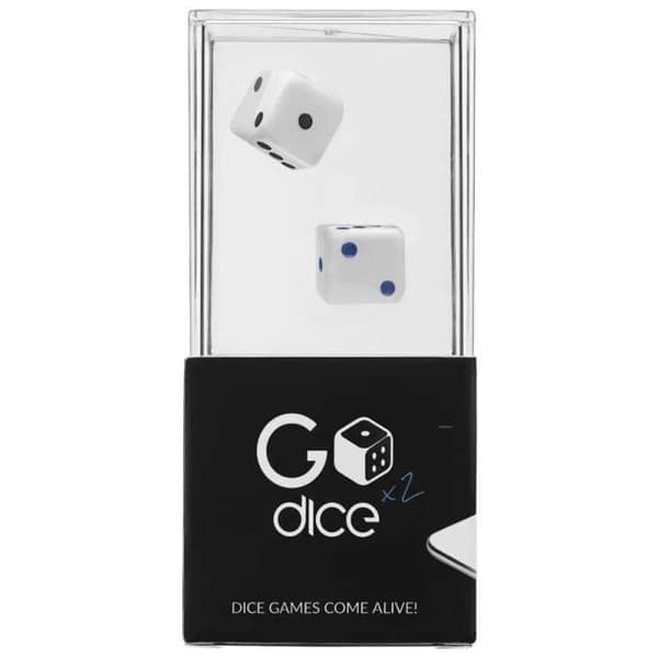 Smart Connected Dice - PARTICULA - GoDice 2 Pack - Svart och Blå - USB Typ-C