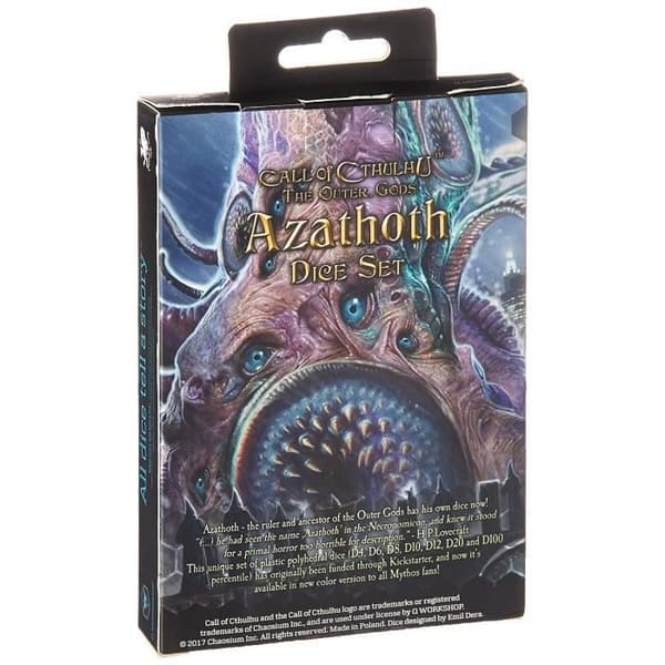 Q-Workshop QWOCTA08 Call of Cthulhu The Outer Gods Azathoth Dice 7 Dice Set - Q-WORKSHOPSCTA08
