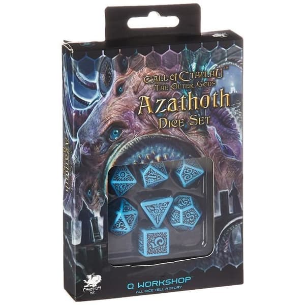 Q-Workshop QWOCTA08 Call of Cthulhu The Outer Gods Azathoth Dice 7 Dice Set - Q-WORKSHOPSCTA08