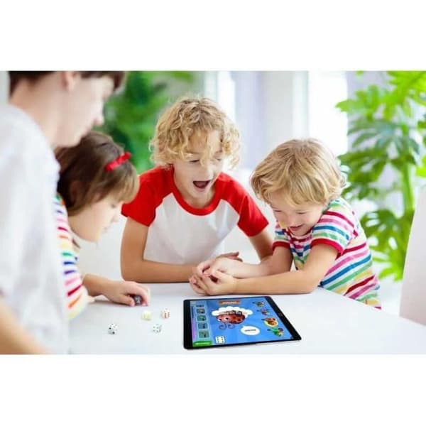 Smart Connected Dice - PARTICULA - GoDice 2 Pack - Svart och Blå - USB Typ-C