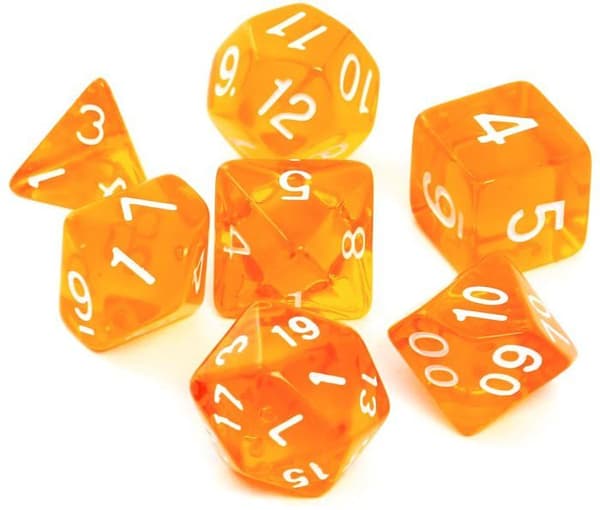 Des - Rebel-spel - TRAN/RPG/ORA - RPG-spel - Crystal - Orange