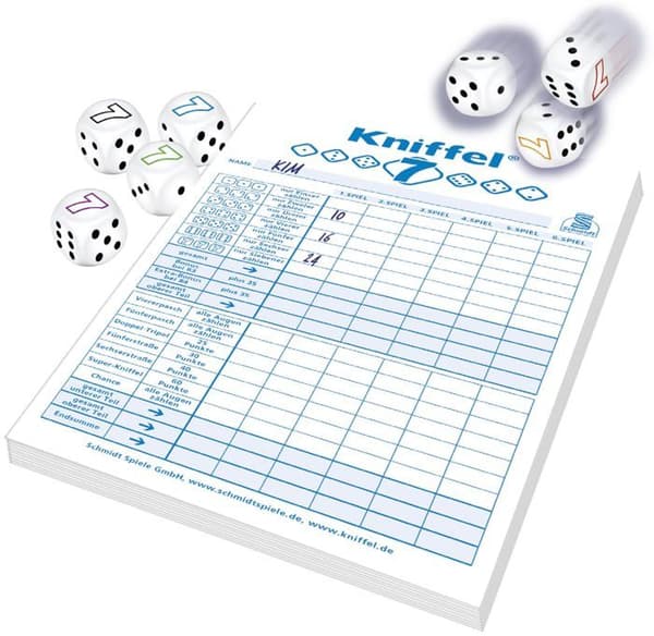 Des - tärningsspel Schmidt spiele - 49436 - Kniffel 7 Tärningsspel