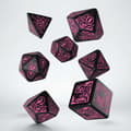 Miniatyrbild 2 av 4: Des - des Q verkstadsspel - SCTR3PQWS - CTR3P - Call of Cthulhu 7:e upplagan tärningsset Svart - Magenta (7)