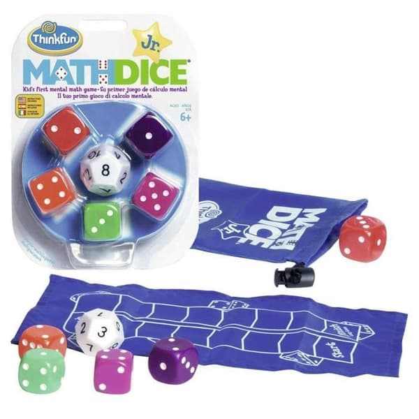 Think Fun Math tärningar Jr. spel 18x13 +6 år