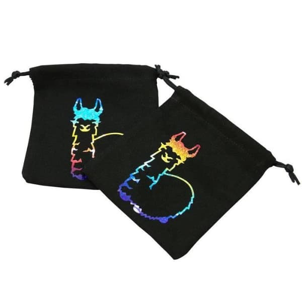 Tärningsspel - Q WORKSHOP - FABULOUS LLAMA SAC A DES RAINBOW BLLA101 - hög kvalitet - för rollspel