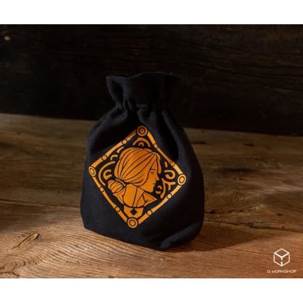 Q-workshop The Witcher Dice Pouch - Triss - Orange, Svart - Unisex - 95 mm x 135 mm - 1 st.