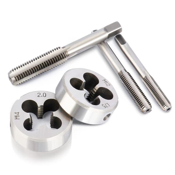 Tap och Die Set, 110 Delar, Metriska Storlekar M2-M18, Hållbar Konstruktion