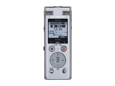 Olympus DM-720 incl NiMh battery, Stand clip