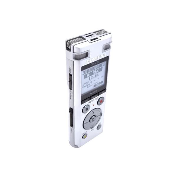 Diktafon - OLYMPUS - DM-720 - 4 GB - Silver - Med ME-33 mikrofon