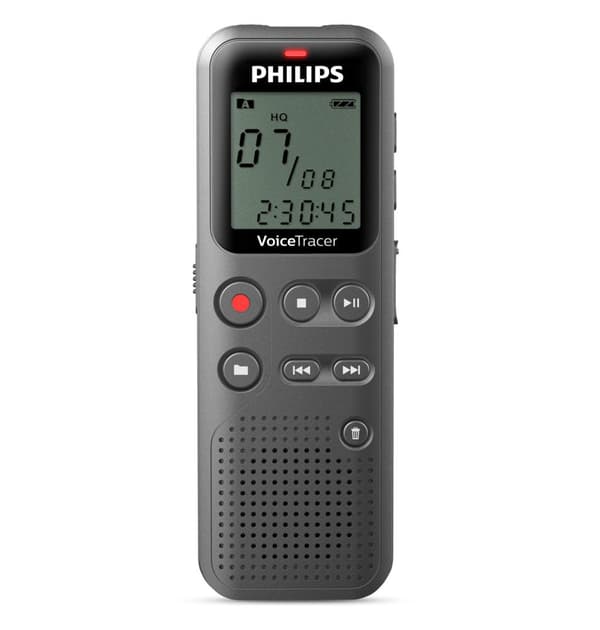 Philips VoiceTracer ljudinspelare, DVT1120, memo-inspelare/diktafon